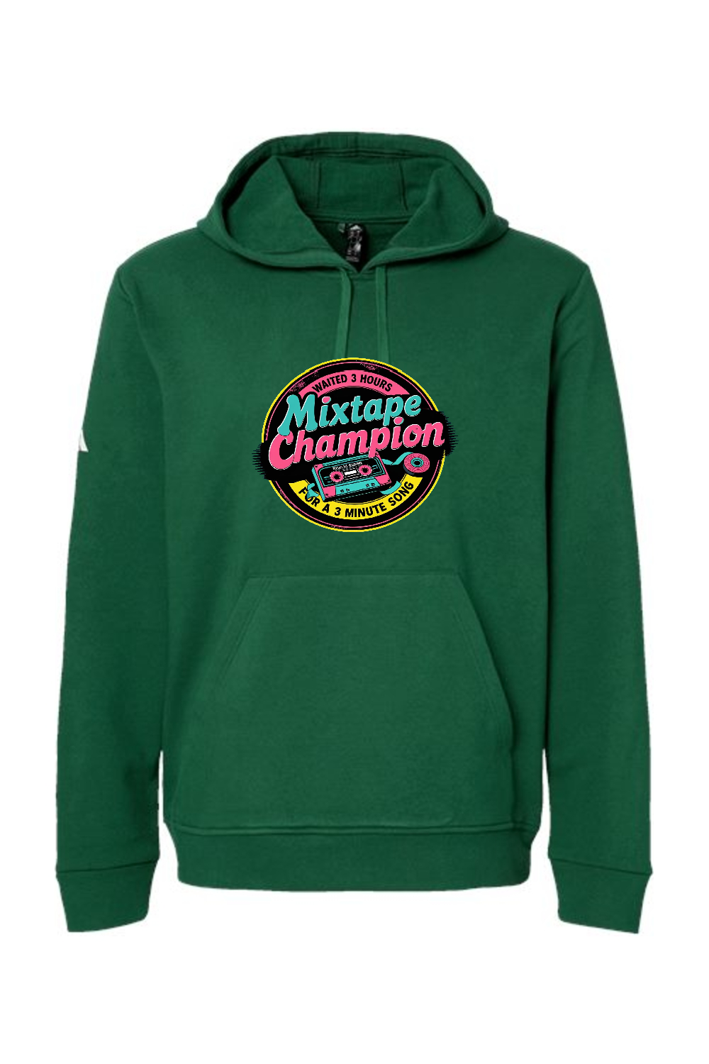 Adidas Fleece Hooded Sweatshirt: MixTape Champion