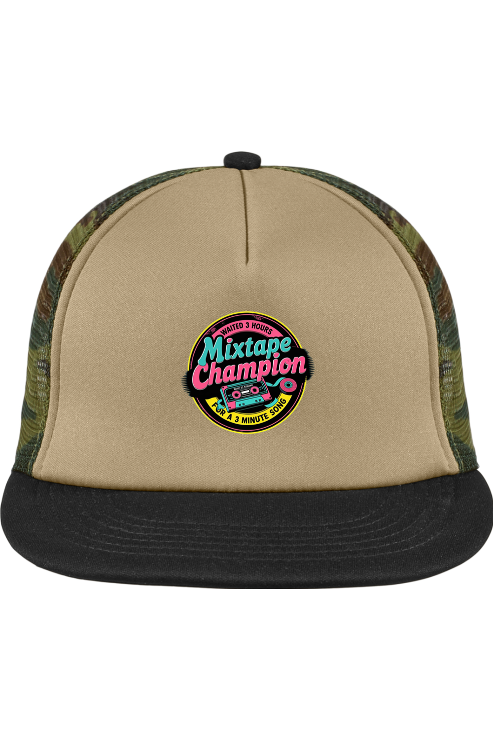 Trucker Style Snapback Cap with MixTape Champion