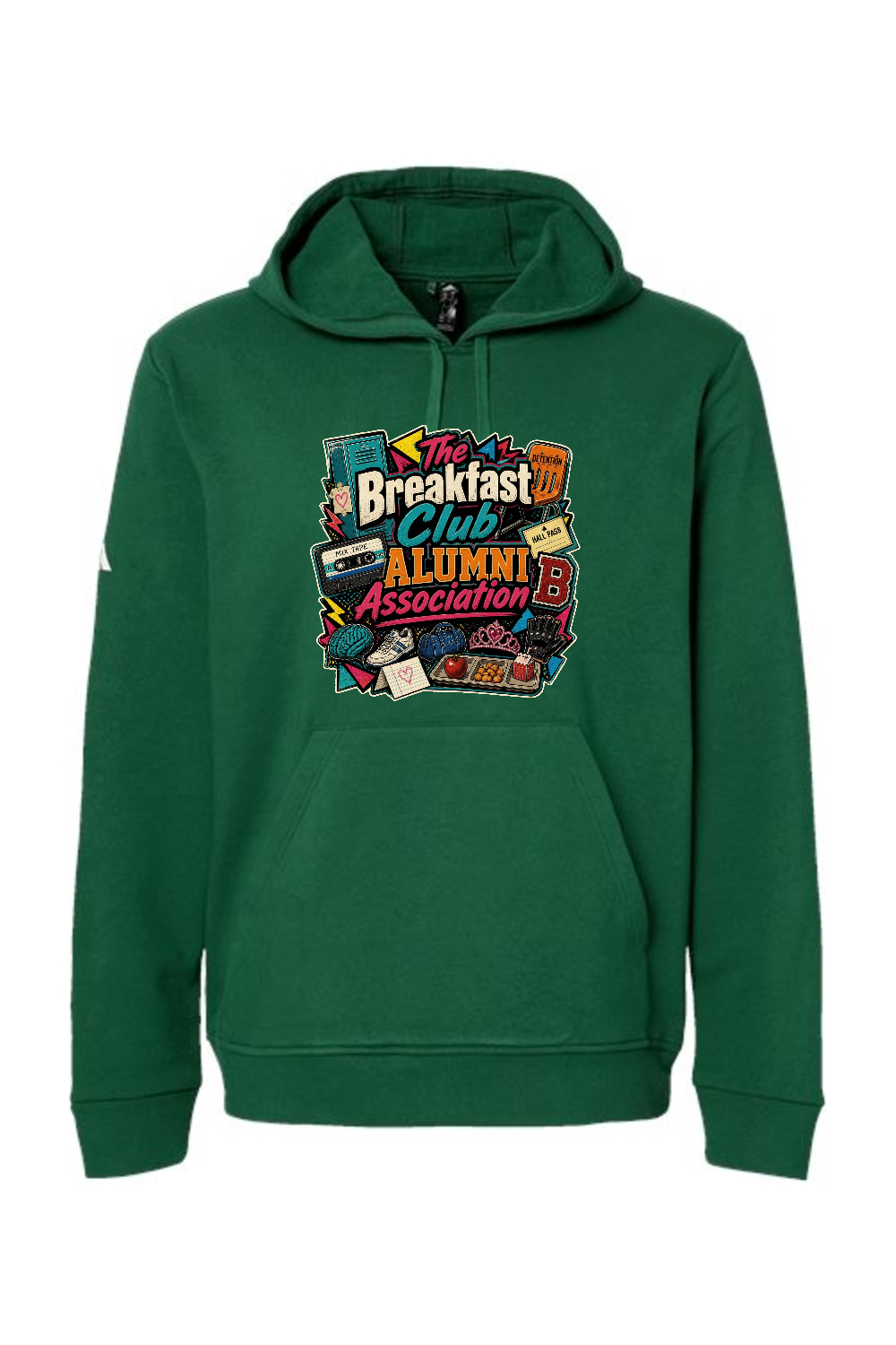 Adidas Fleece Hooded Sweatshirt: The Breakfast Club Alumni Association