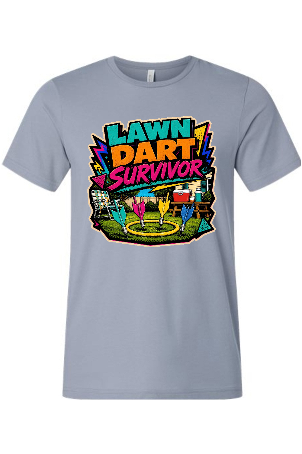 LAWN DART SURVIVOR Gen X Edition Tee