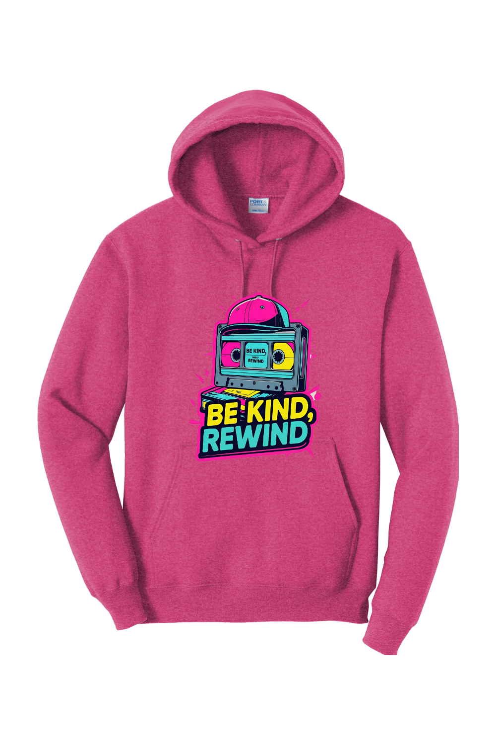Fleece Pullover Hoodie - Be Kind Rewind