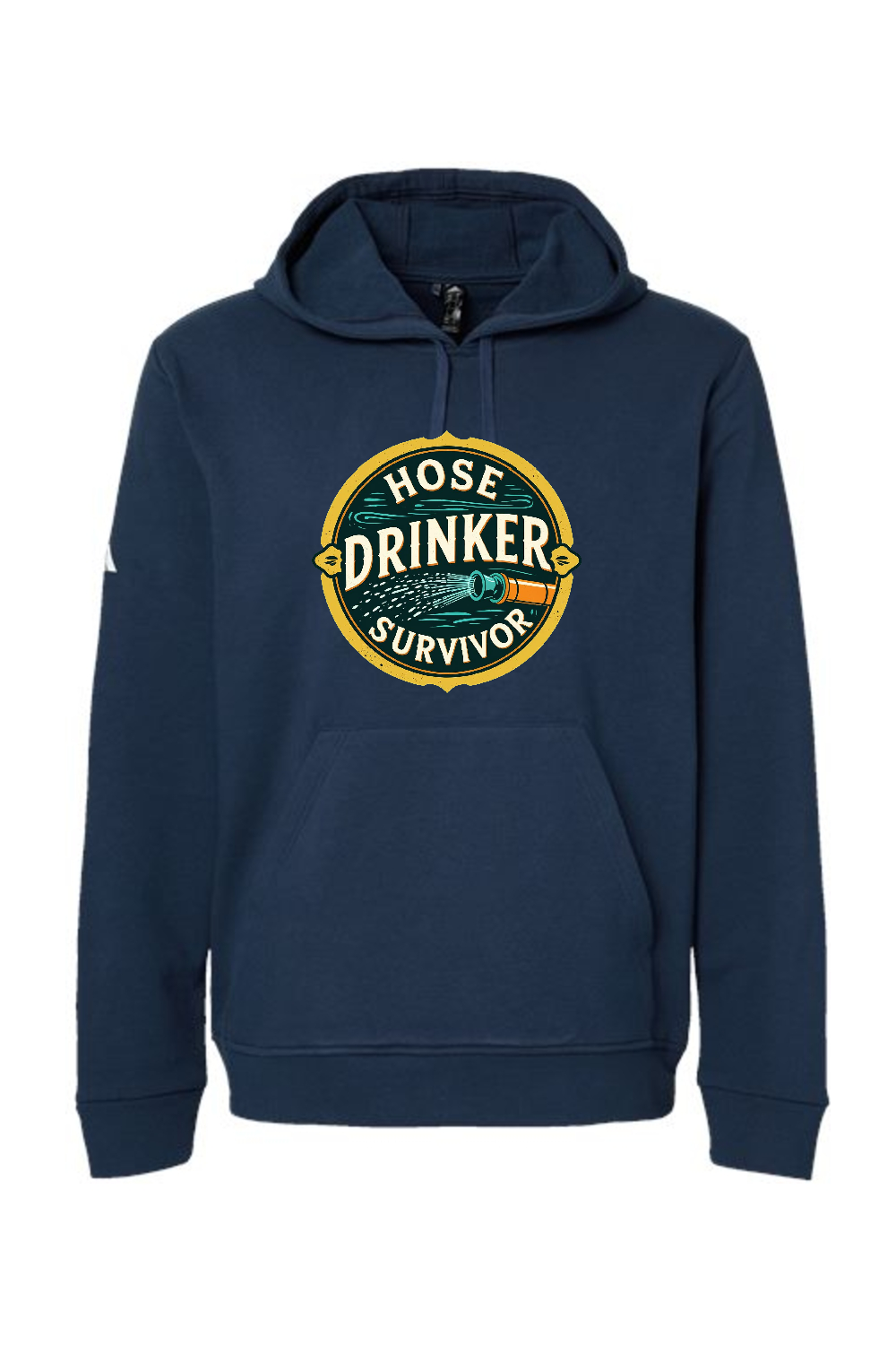 Adidas Fleece Hooded Sweatshirt: Hose Drinker Survivor