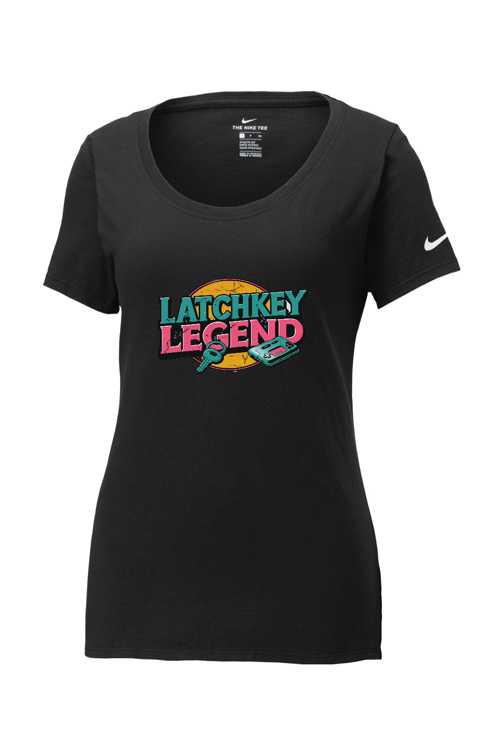 Nike Ladies Core Cotton Scoop Neck Tee: Latchkey Legend