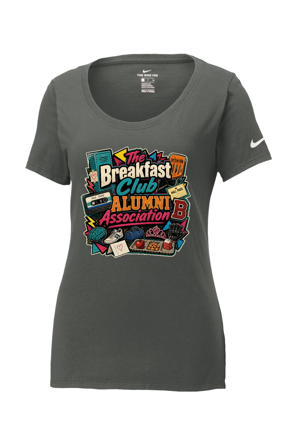 Nike Ladies Core Cotton Scoop Neck Tee: The Breakfast Club Alumni Association
