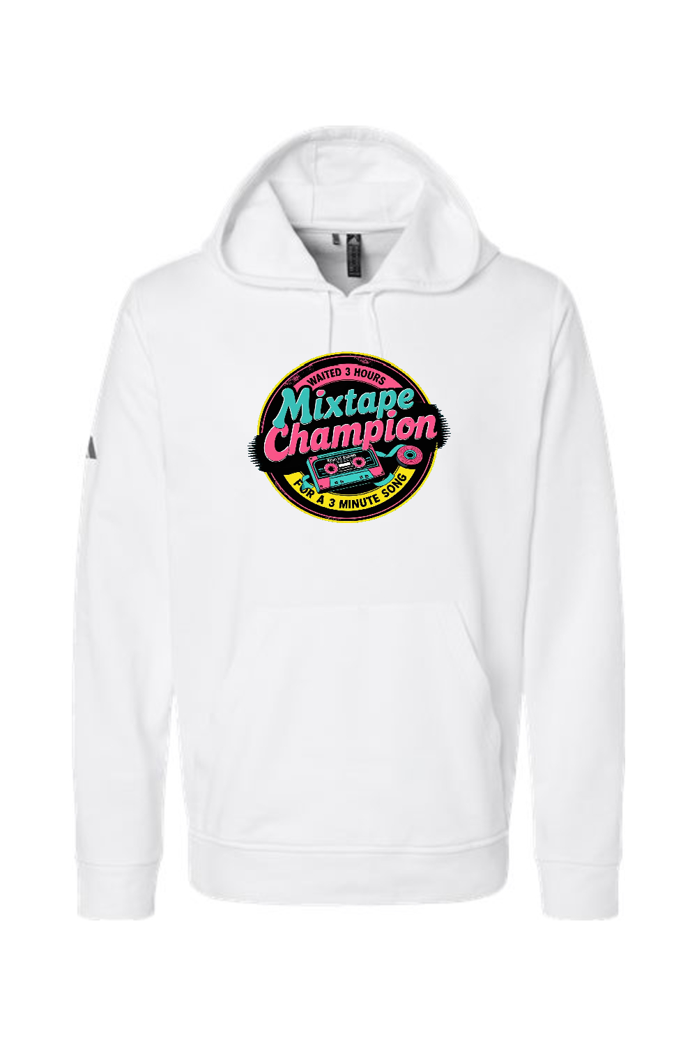 Adidas Fleece Hooded Sweatshirt: MixTape Champion