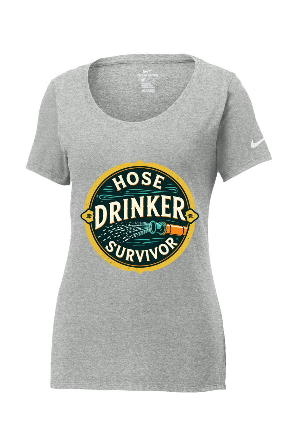 Nike Women's Cotton T-Shirt - Hose Drinker Survivor