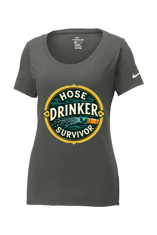 Nike Women's Cotton T-Shirt - Hose Drinker Survivor