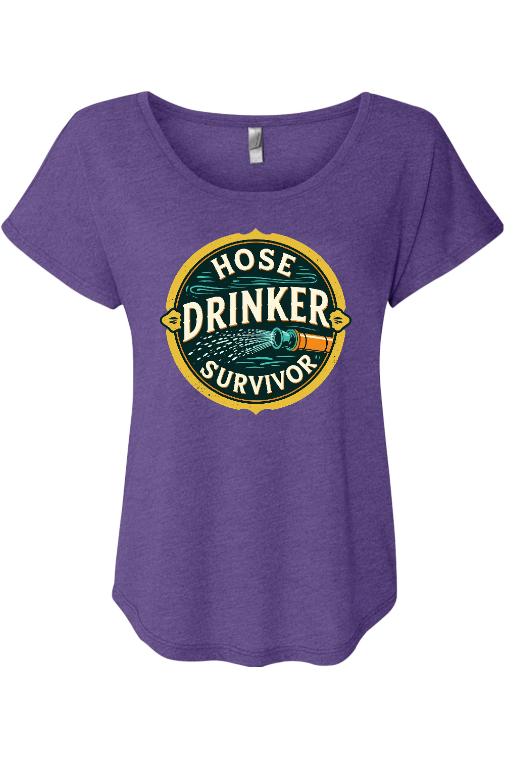 Hose Drinker Survivor Women's Triblend Dolman Tee