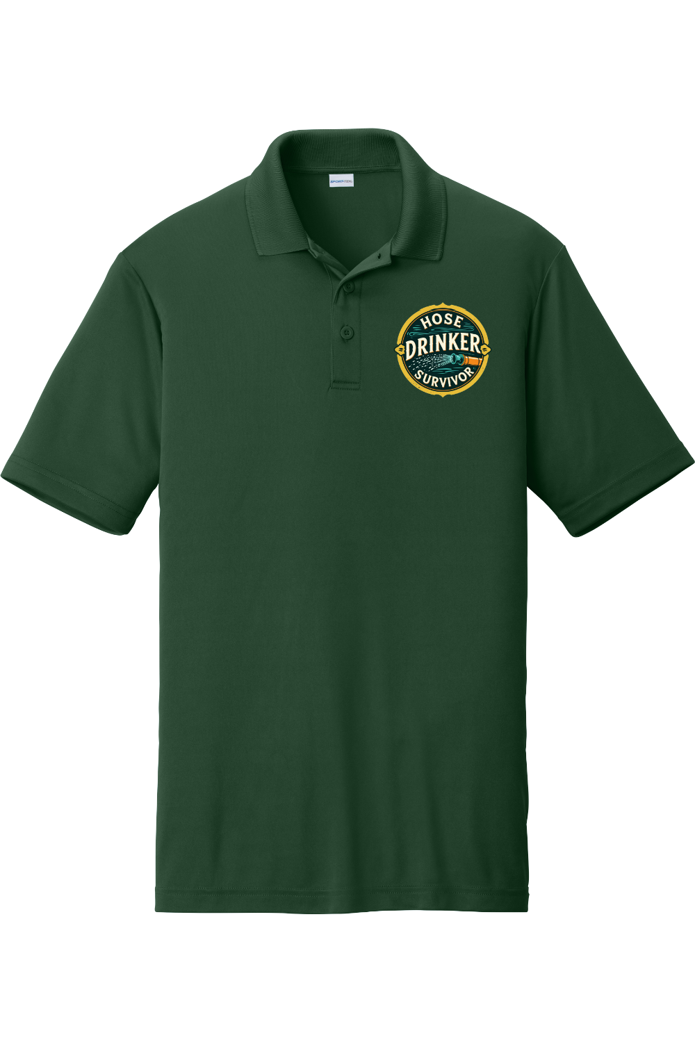 Moisture-Wicking Polo - Hose Drinker Survivor
