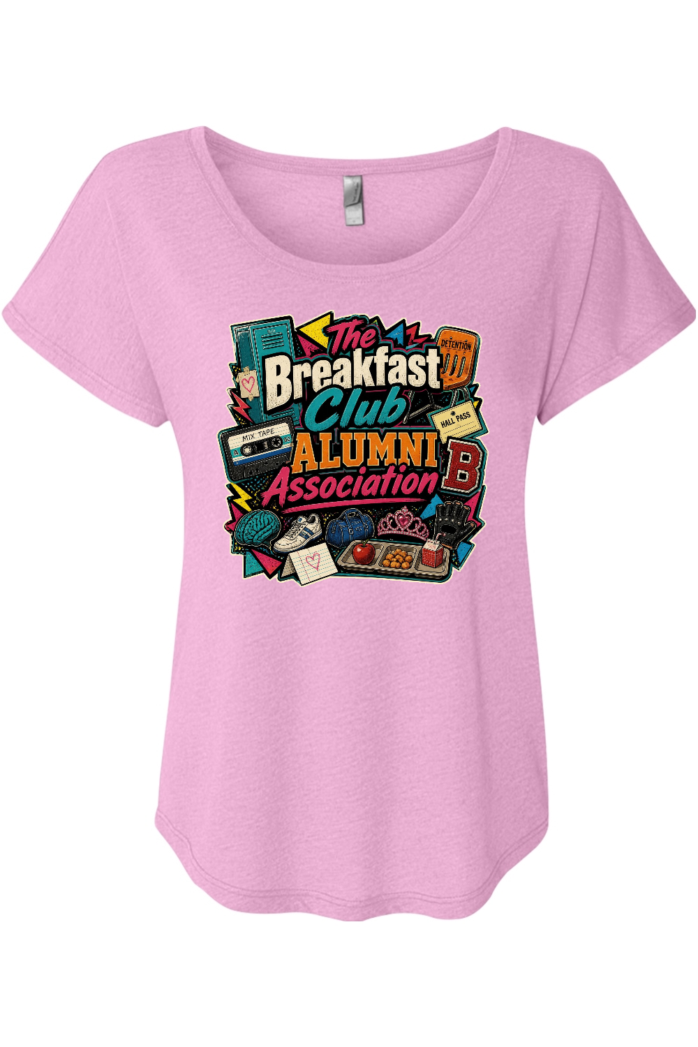 The Breakfast Club Alumni Association Women's Triblend Dolman Tee