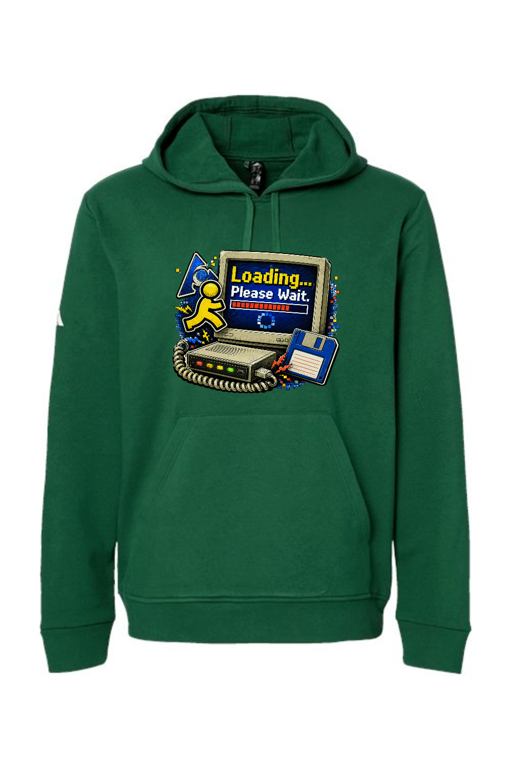 Adidas Fleece Hooded Sweatshirt: Loading... Please Wait.
