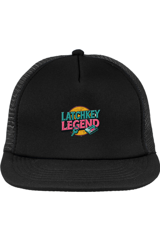 Trucker Style Snapback Cap with Latchkey Legend