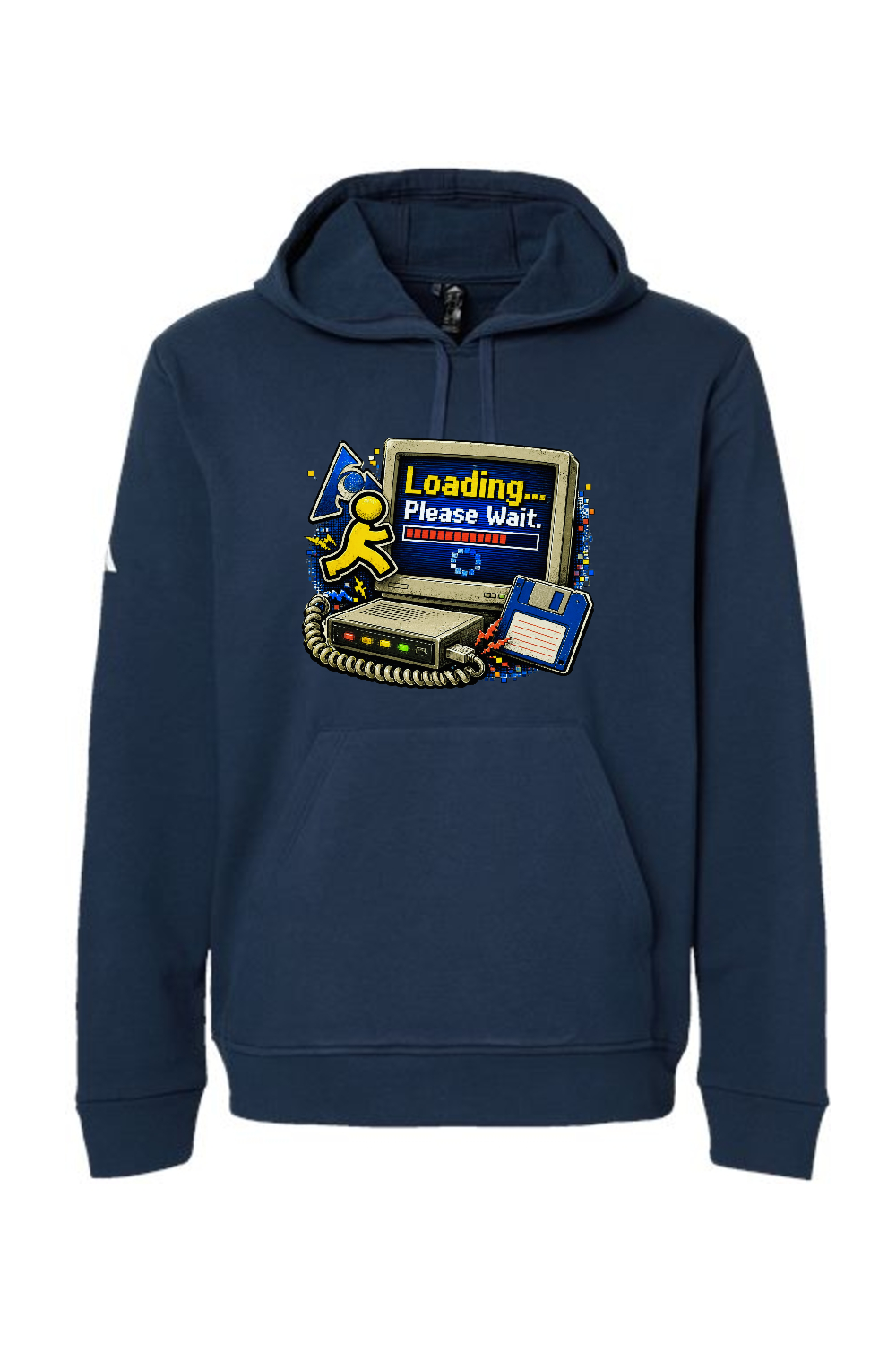 Adidas Fleece Hooded Sweatshirt: Loading... Please Wait.