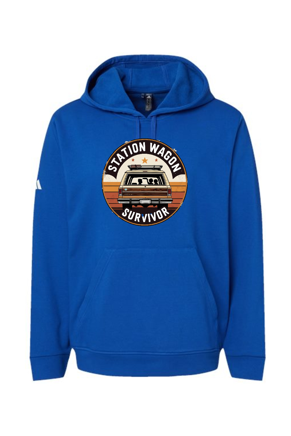 Adidas Fleece Hooded Sweatshirt: Station Wagon Survivor