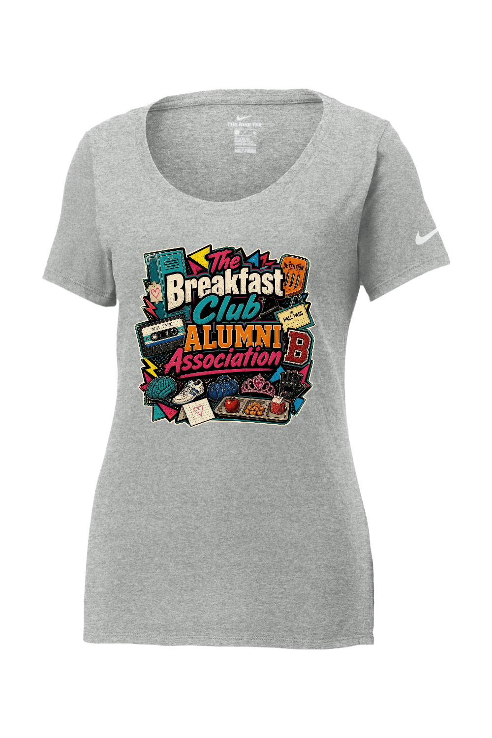 Nike Ladies Core Cotton Scoop Neck Tee: The Breakfast Club Alumni Association