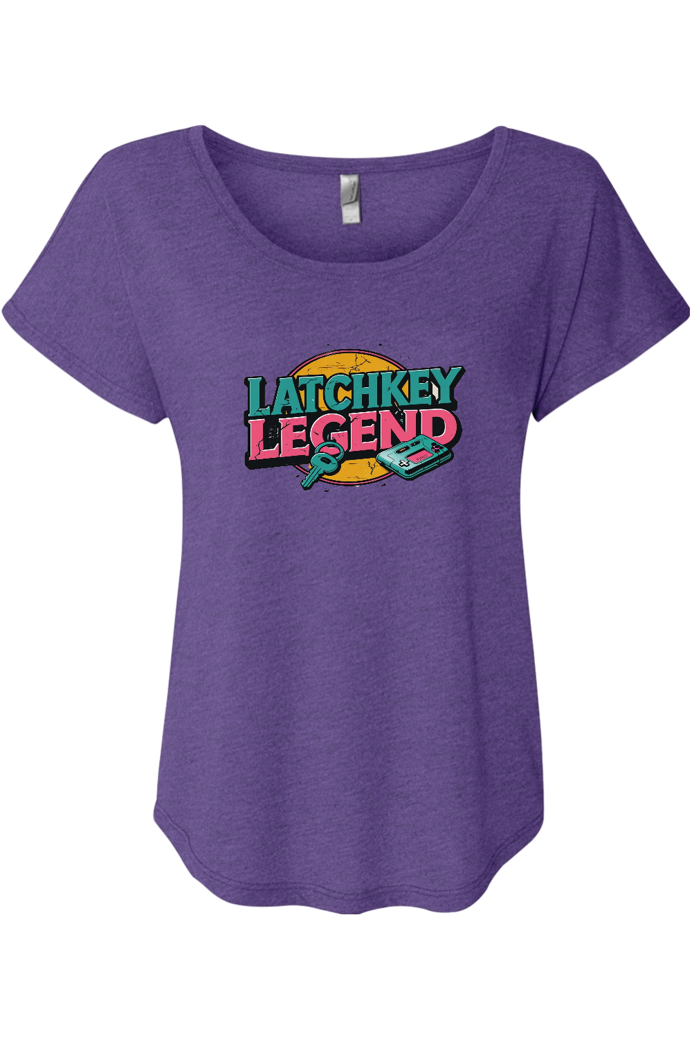 Latchkey Legend Women's Triblend Dolman Tee