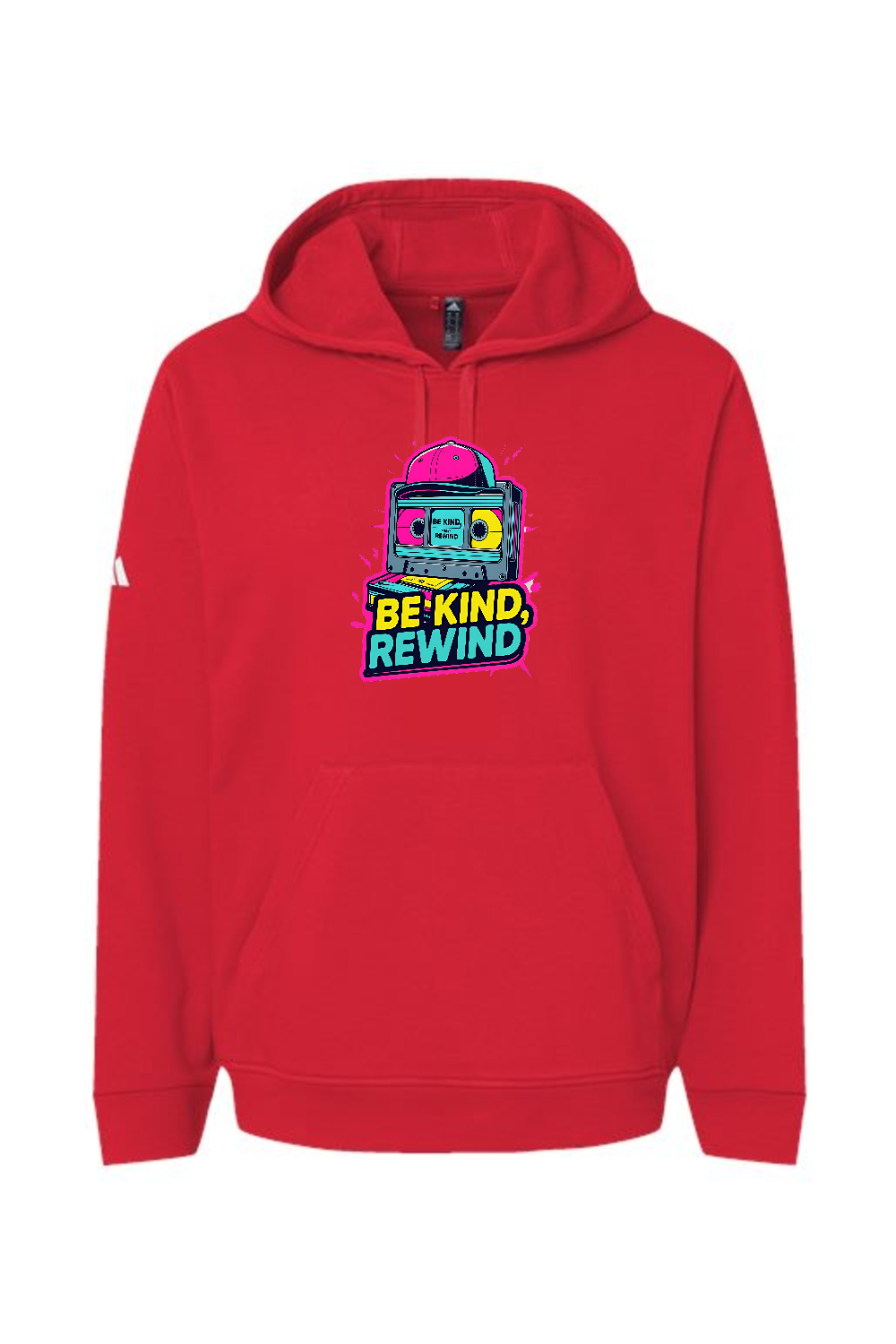 Adidas Fleece Hooded Sweatshirt: Be Kind Rewind