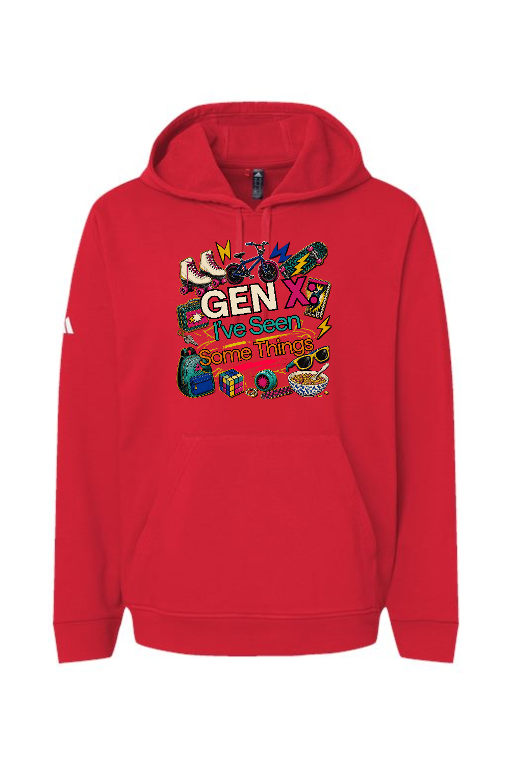 Adidas Fleece Hooded Sweatshirt: I've Seen Some Things