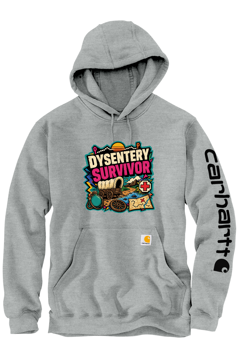 Carhartt Midweight Hooded Sweatshirt: Dysentery Survivor