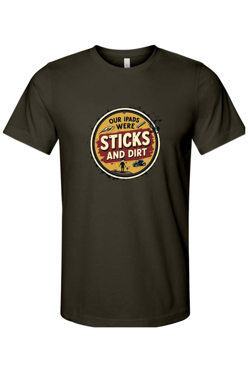 Sticks and Dirt Gen X Edition Tee