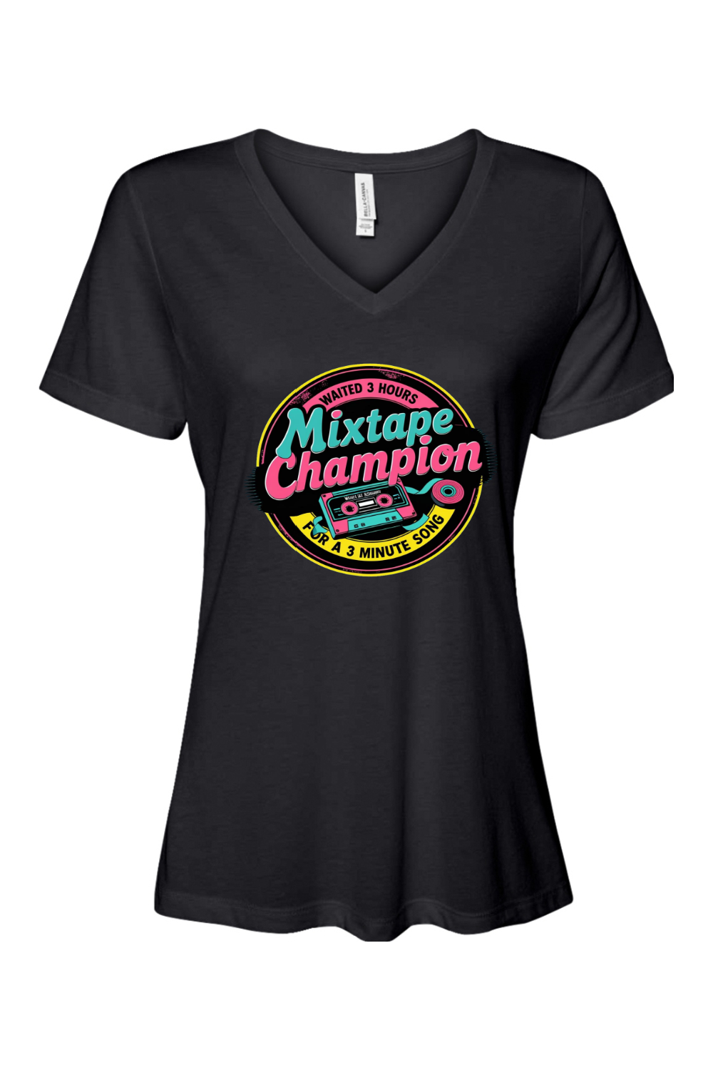Relaxed Fit Women's V-Neck T-Shirt - MixTape Champion