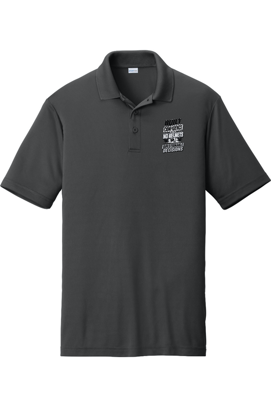 Competitor Polo: Built Confidence With No Helmets And Questionable Decisions