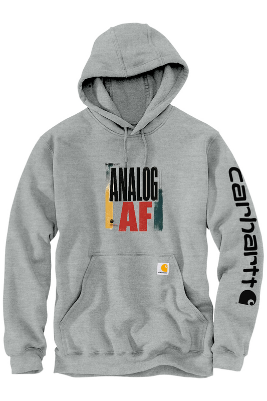 Carhartt Midweight Hooded Sweatshirt: Analog AF