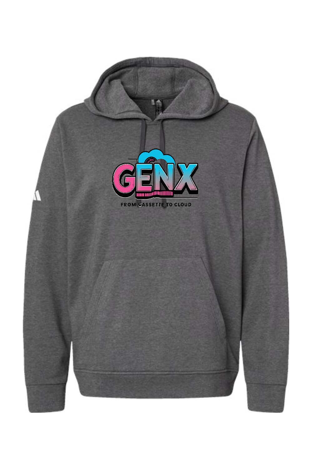 Adidas Fleece Hooded Sweatshirt: GENX-From Cassette To Cloud