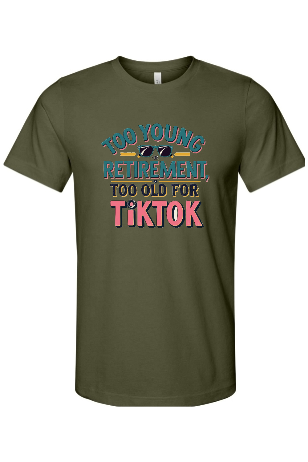 Too Old for TikTok Gen X Edition Tee