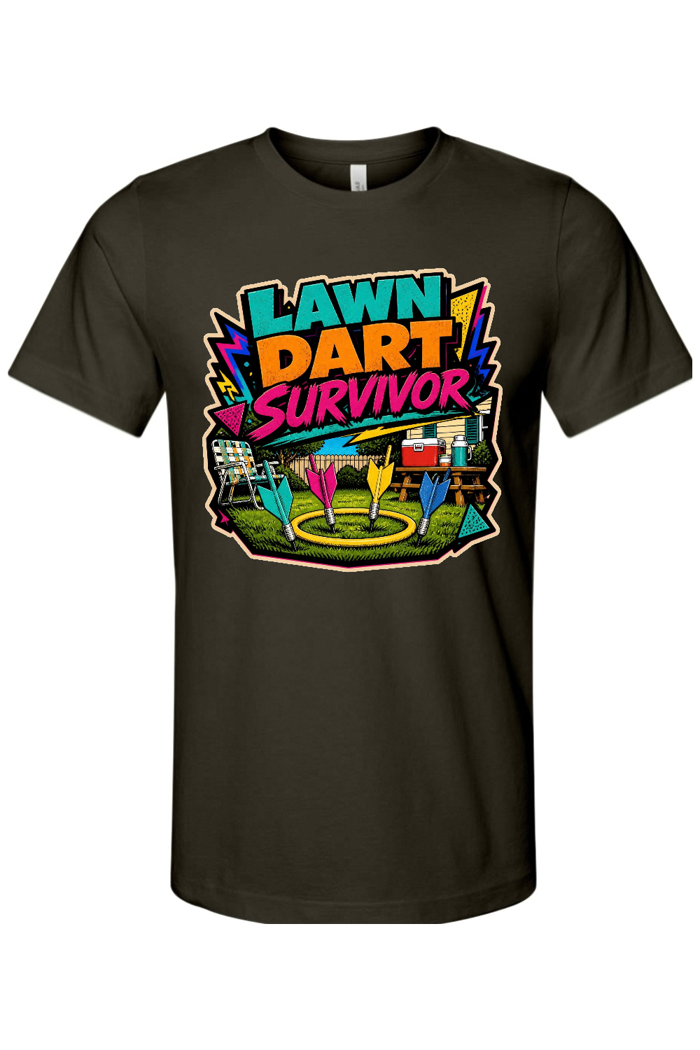 LAWN DART SURVIVOR Gen X Edition Tee