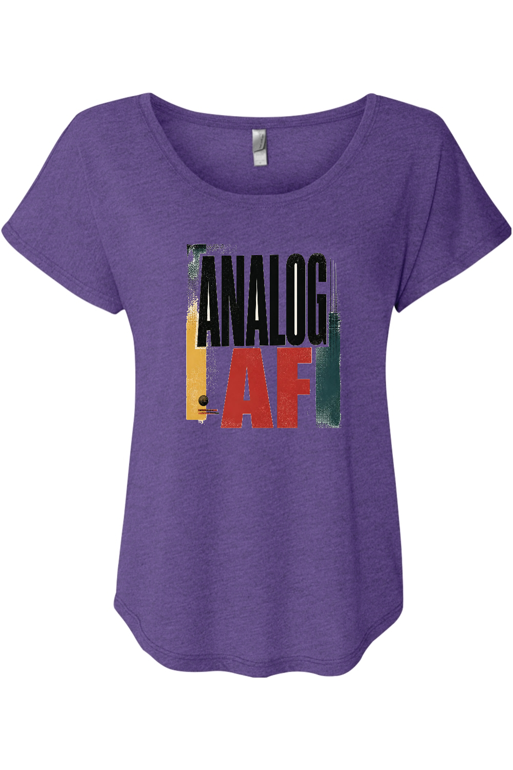 ANALOG AF Women's Triblend Dolman Tee
