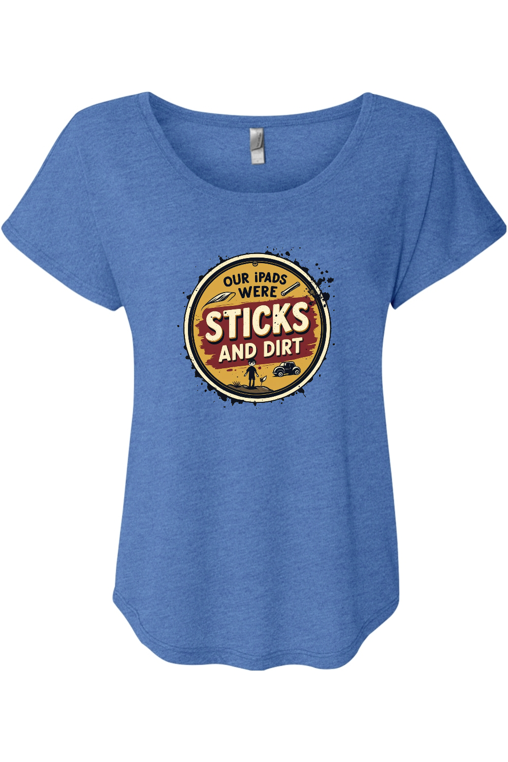 Sticks and Dirt Women's Triblend Dolman Tee