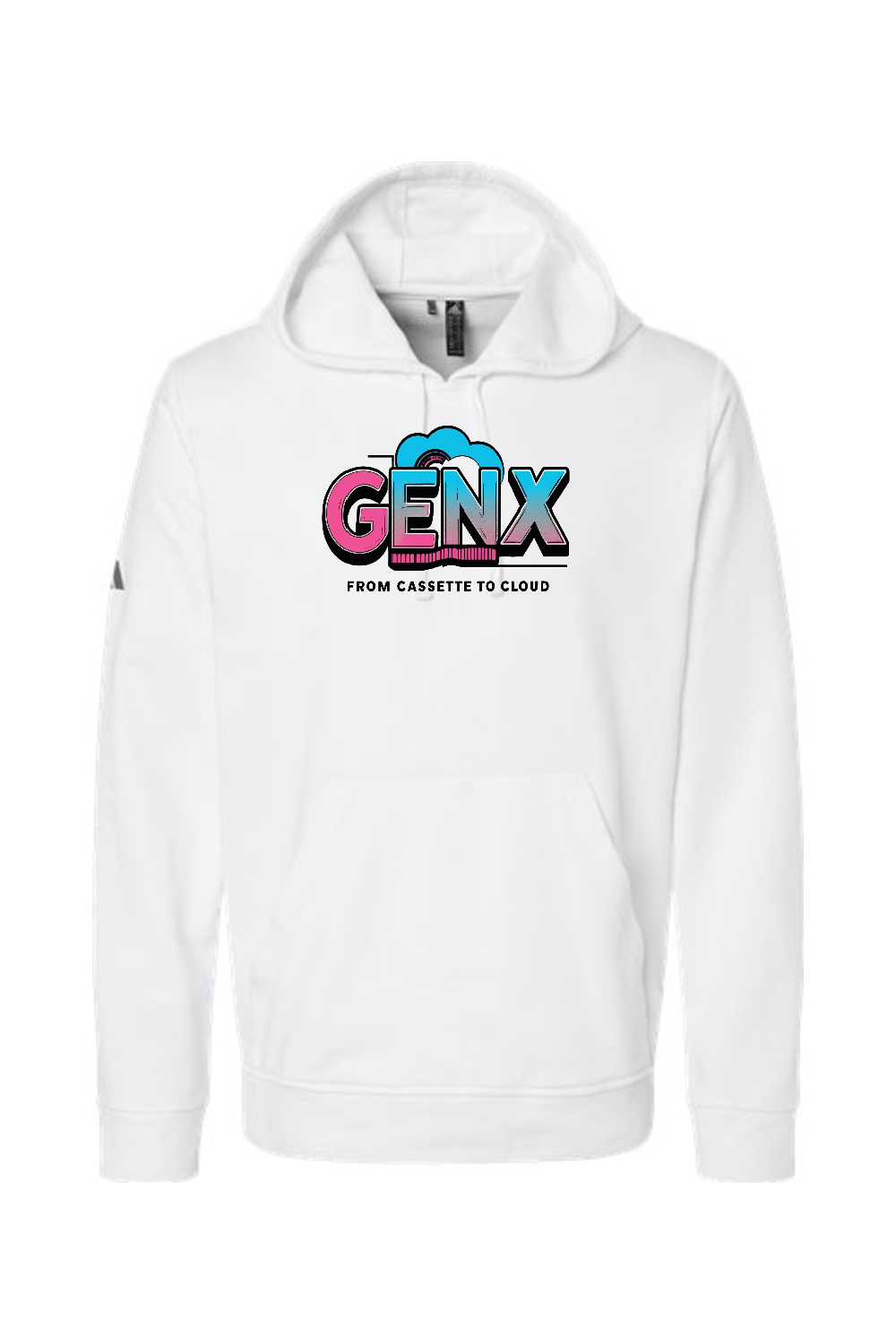 Adidas Fleece Hooded Sweatshirt: GENX-From Cassette To Cloud