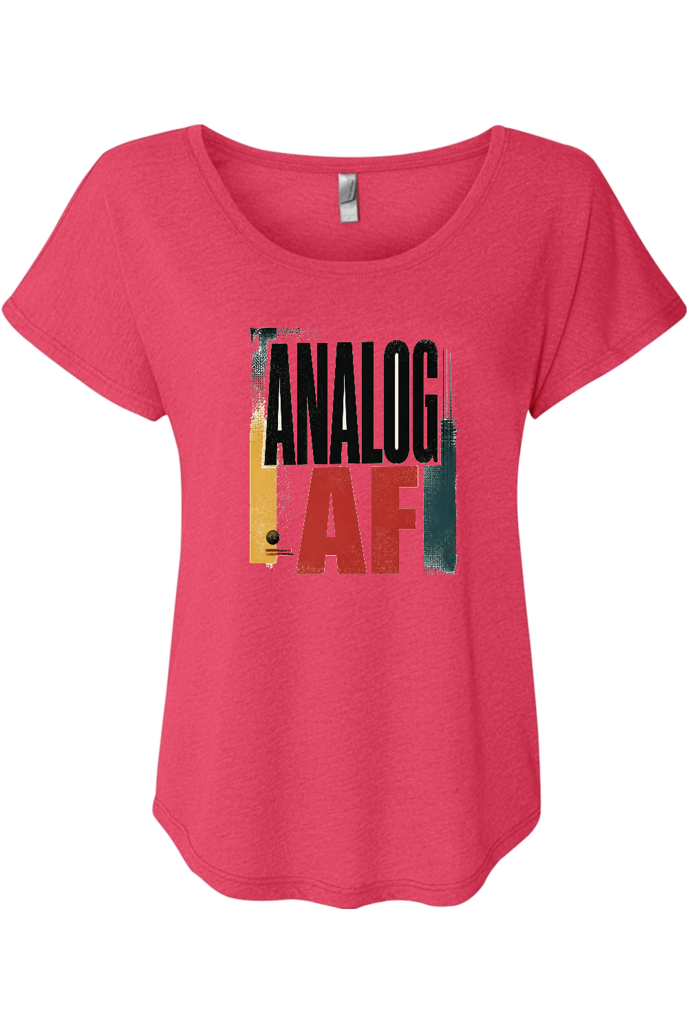 ANALOG AF Women's Triblend Dolman Tee