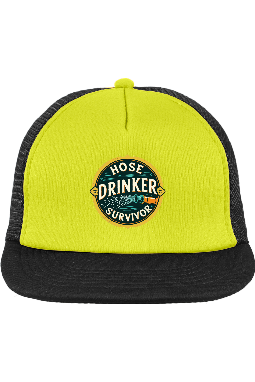 Trucker Style Snapback Cap with Hose Drinker Survivor