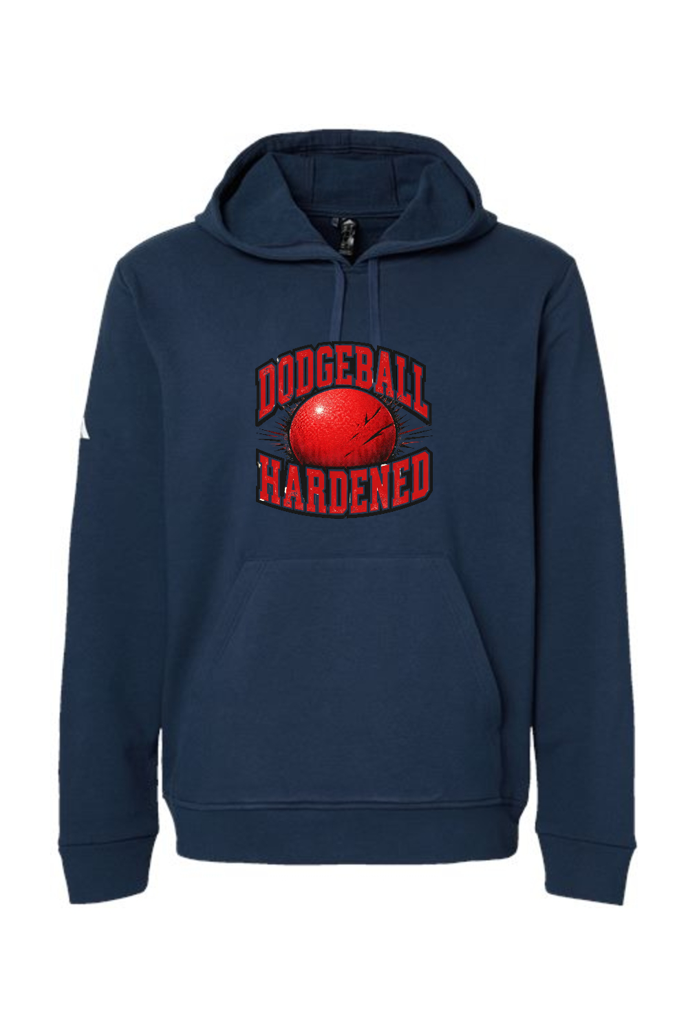 Adidas Fleece Hooded Sweatshirt: Dodgeball Hardened