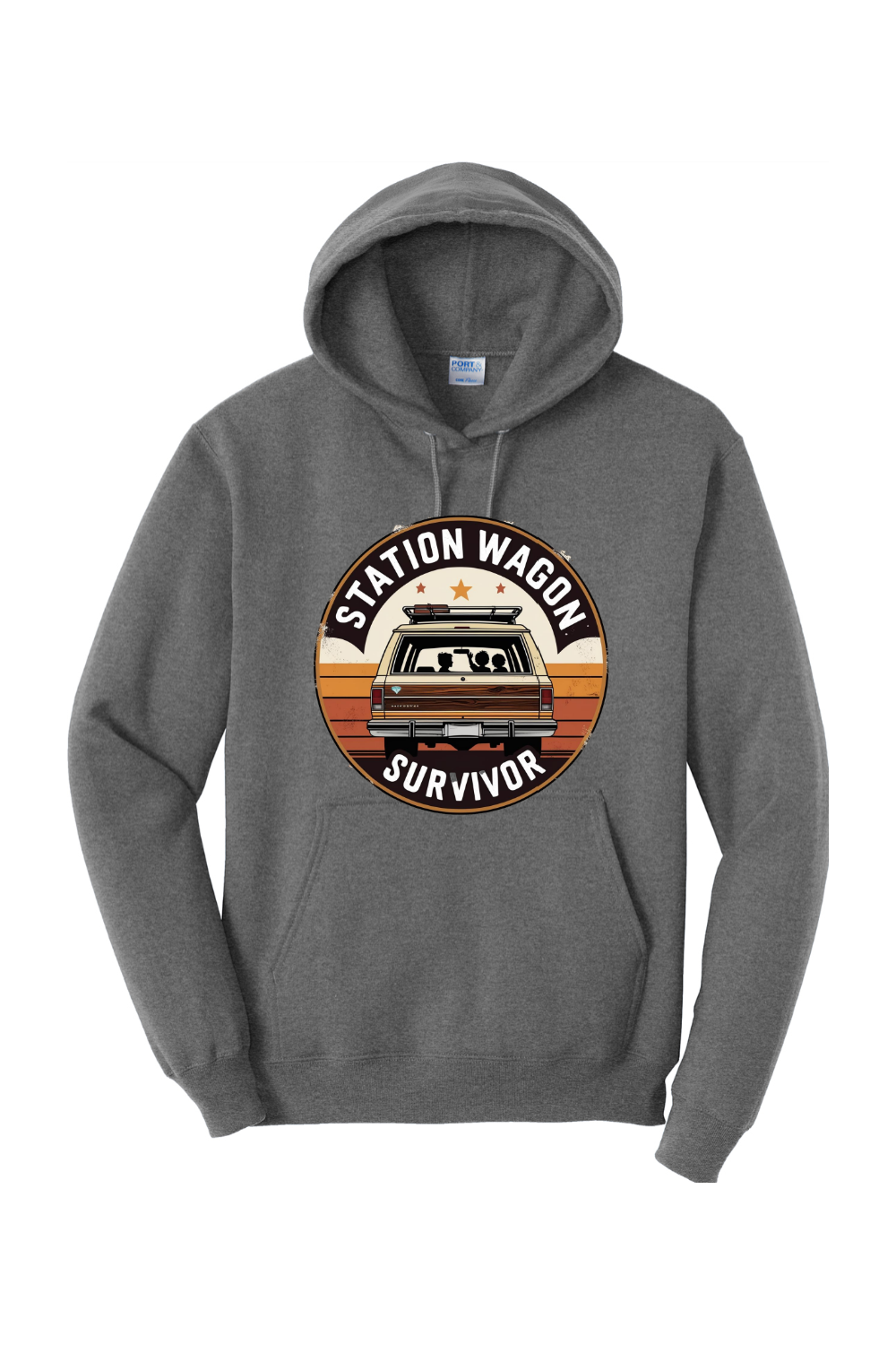 Fleece Pullover Hoodie - Station Wagon Survivor