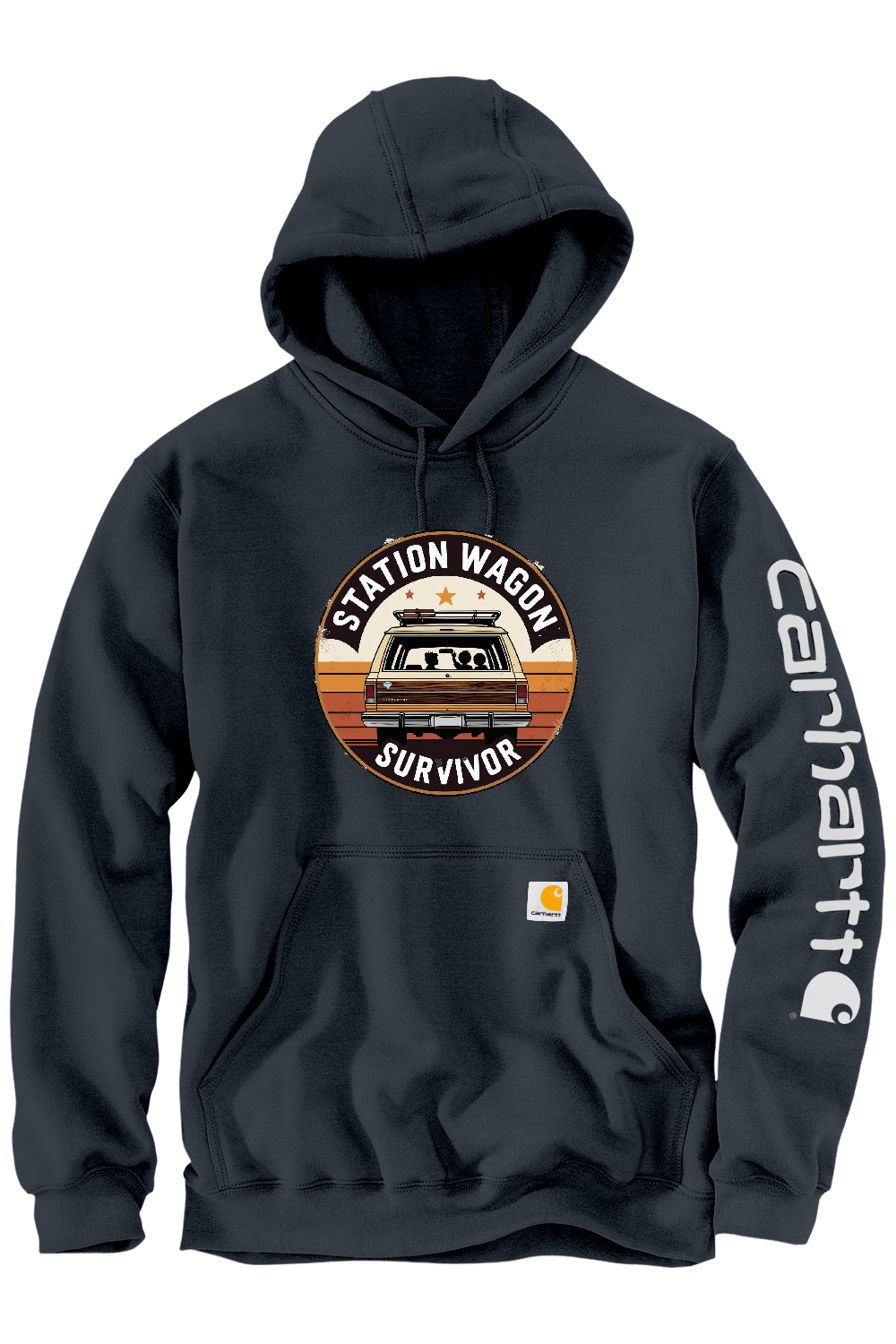 Carhartt Midweight Hooded Sweatshirt: Station Wagon Survivor