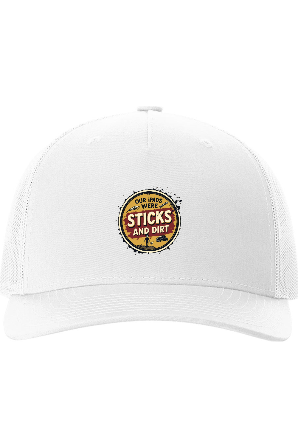 Richardson Trucker Cap: Sticks and Dirt