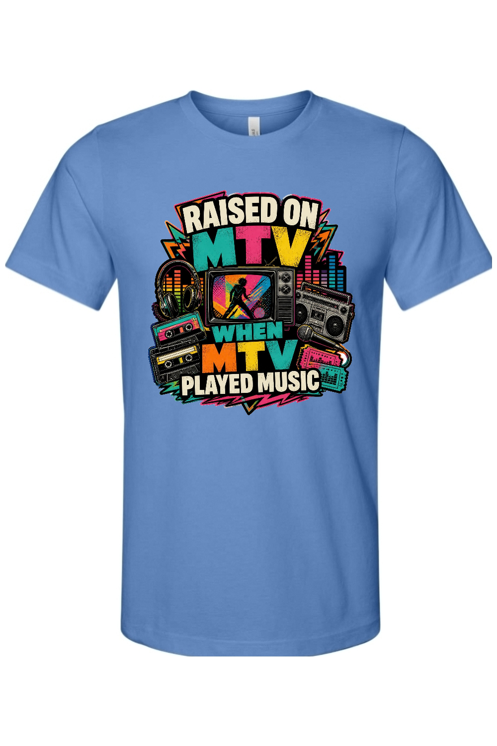 RAISED ON MTV WHEN MTV PLAYED MUSIC Gen X Edition Tee