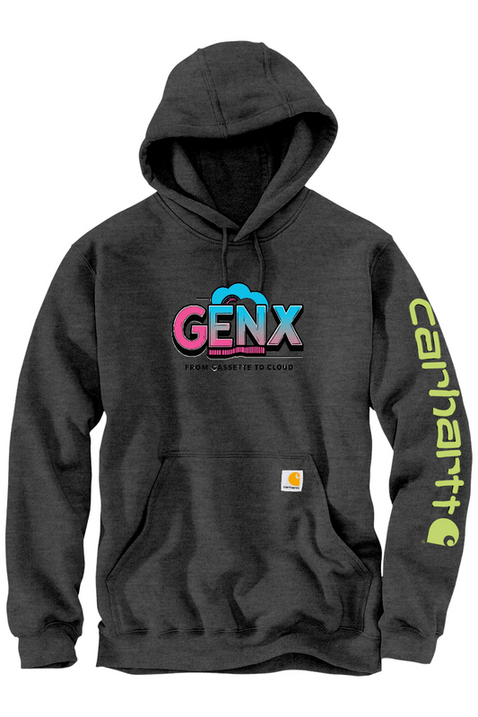 Carhartt Midweight Hooded Sweatshirt: GENX-From Cassette To Cloud