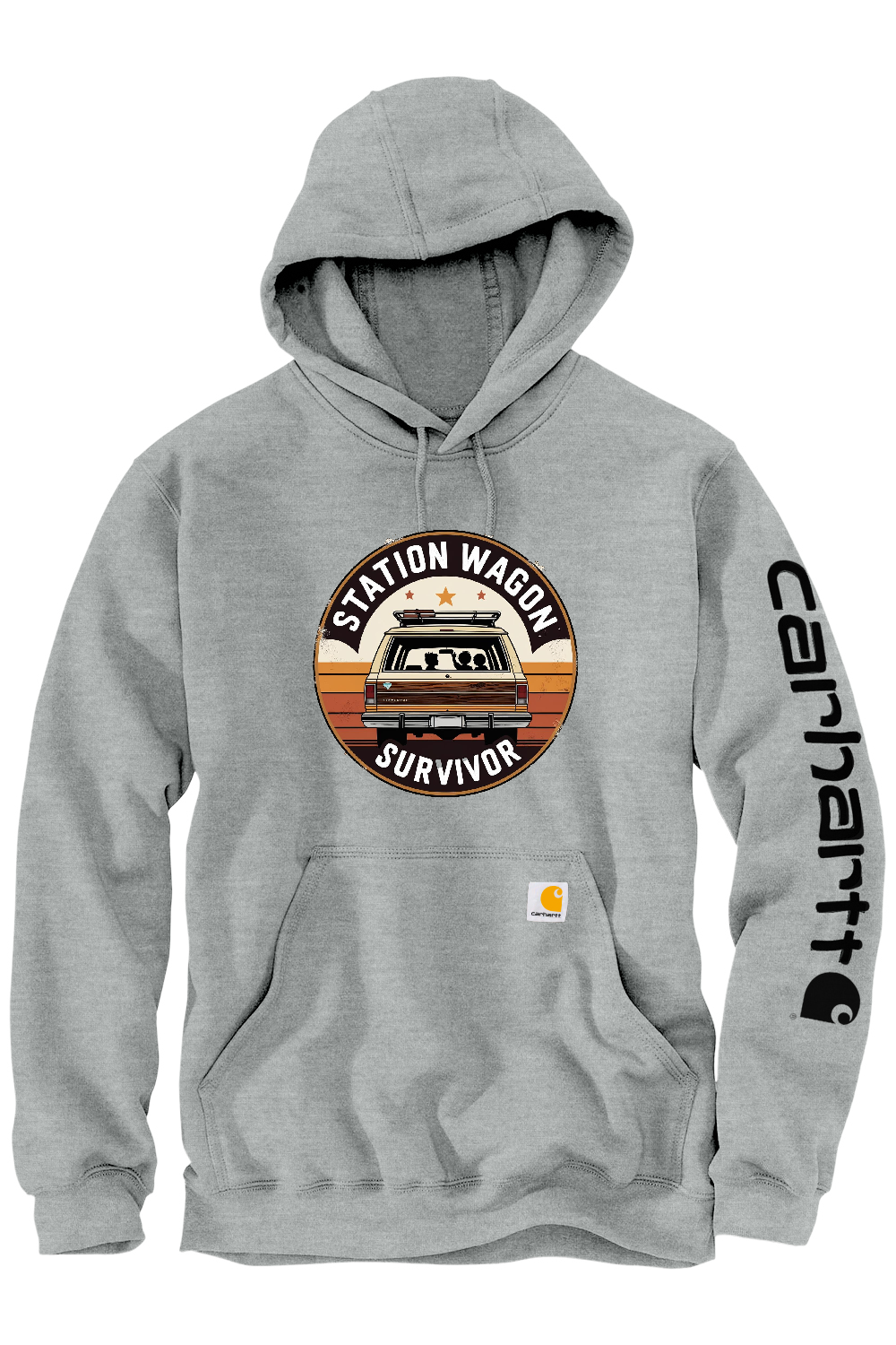Carhartt Midweight Hooded Sweatshirt: Station Wagon Survivor