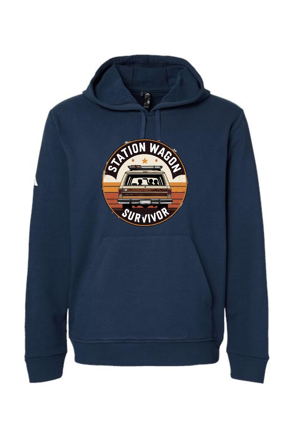 Adidas Fleece Hooded Sweatshirt: Station Wagon Survivor