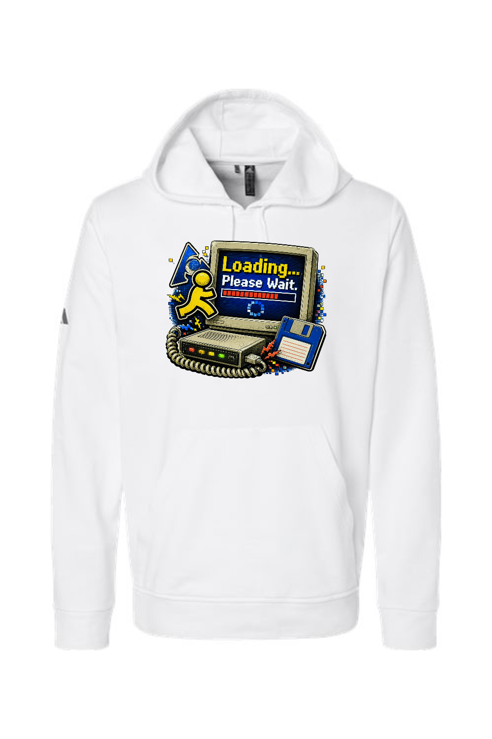Adidas Fleece Hooded Sweatshirt: Loading... Please Wait.