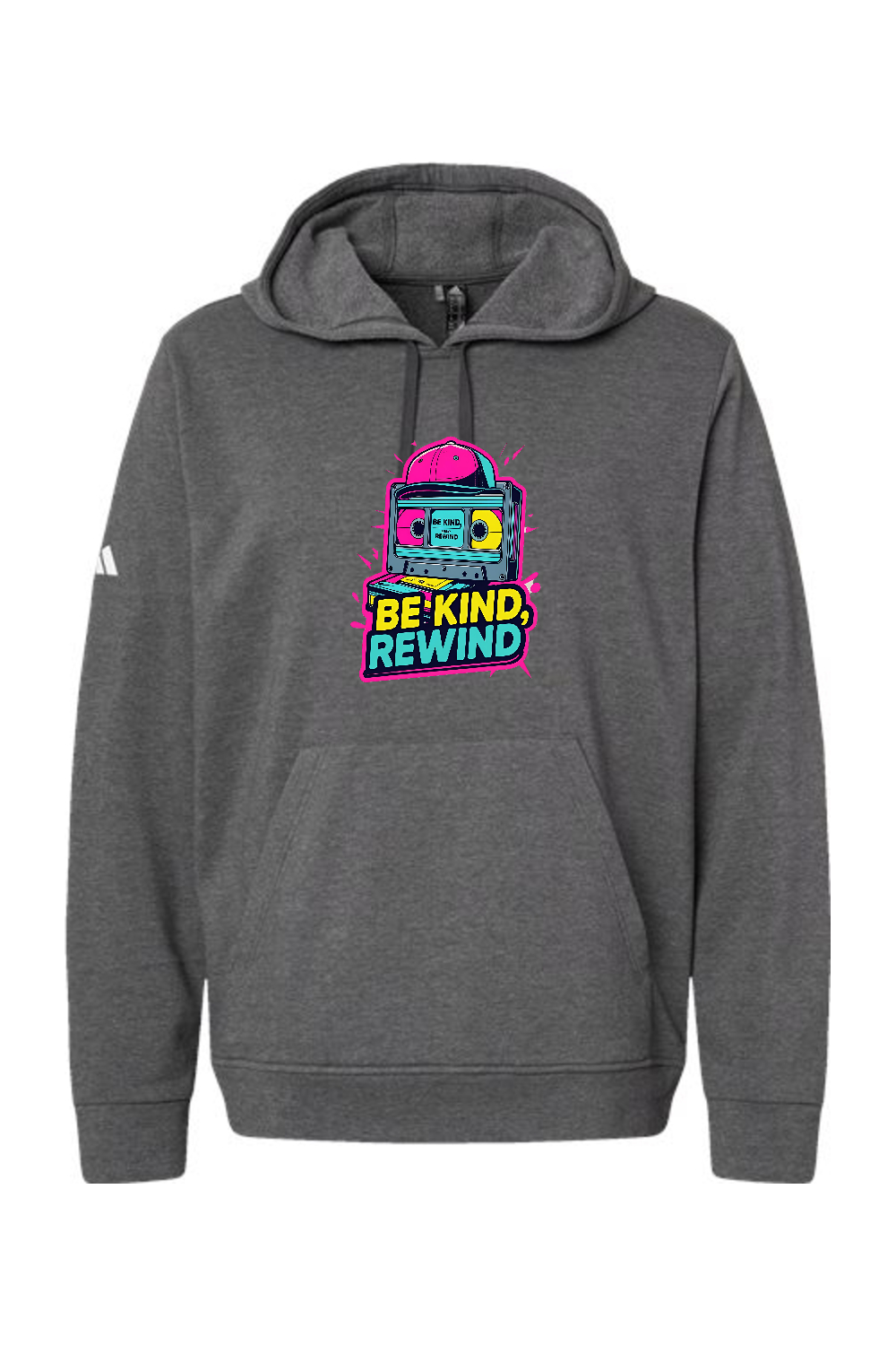 Adidas Fleece Hooded Sweatshirt: Be Kind Rewind