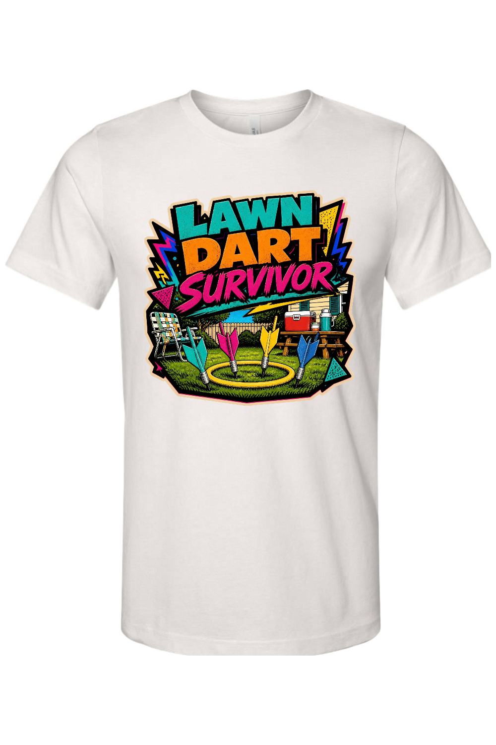 LAWN DART SURVIVOR Gen X Edition Tee