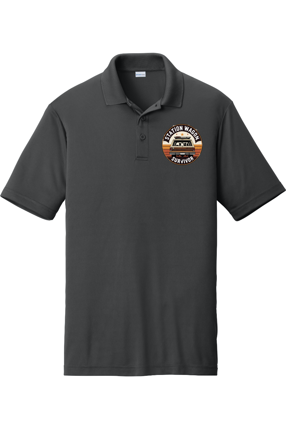 Moisture-Wicking Polo - Station Wagon Survivor