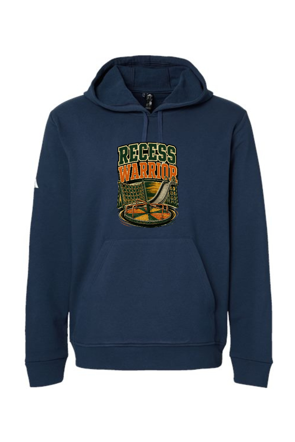 Adidas Fleece Hooded Sweatshirt: Recess Warrior