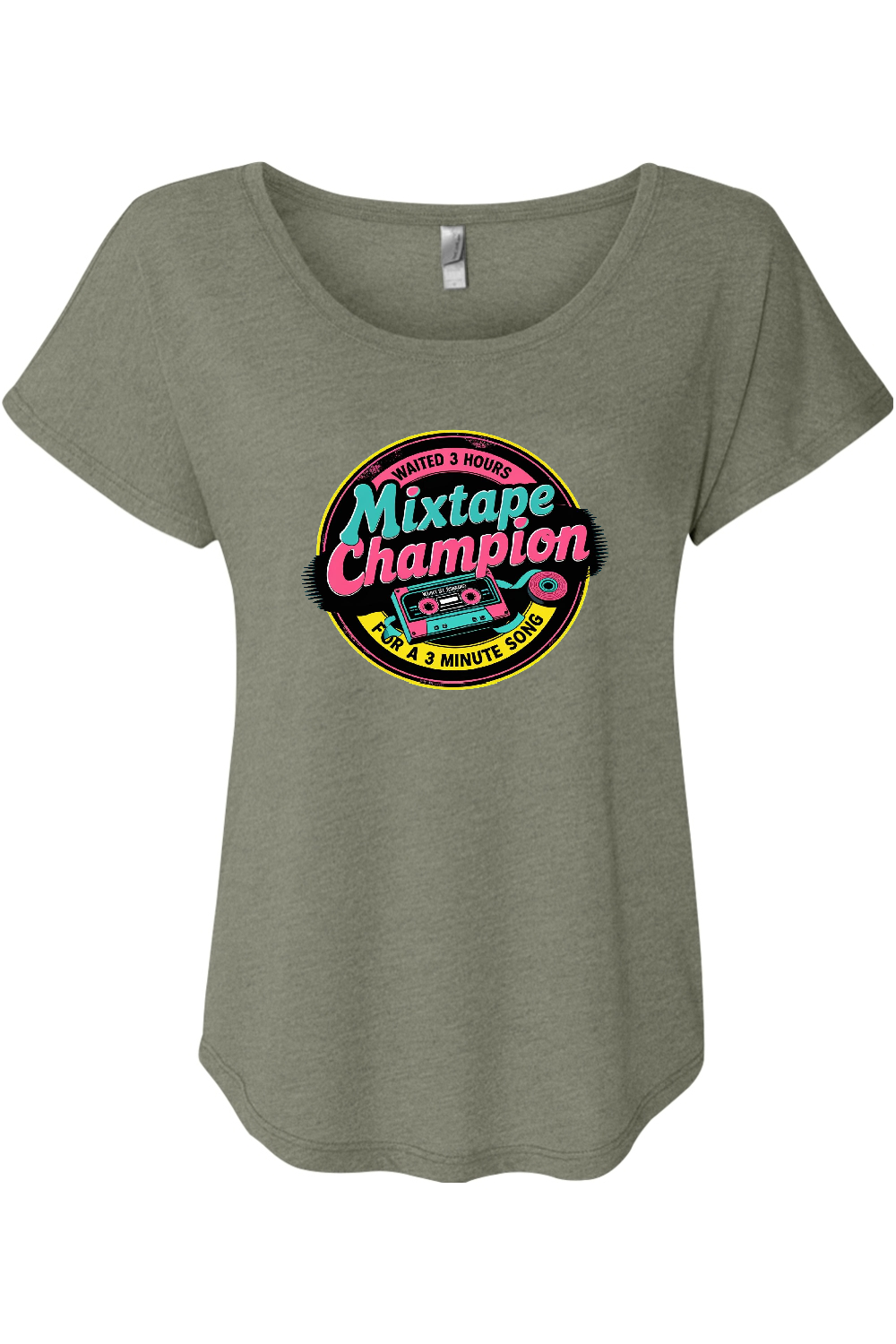 MixTape Champion Women's Triblend Dolman Tee