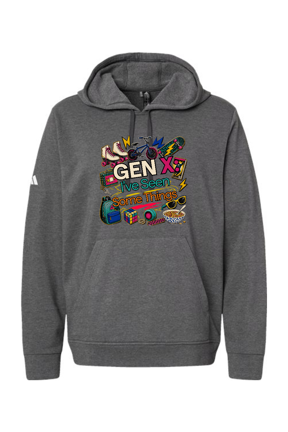 Adidas Fleece Hooded Sweatshirt: I've Seen Some Things